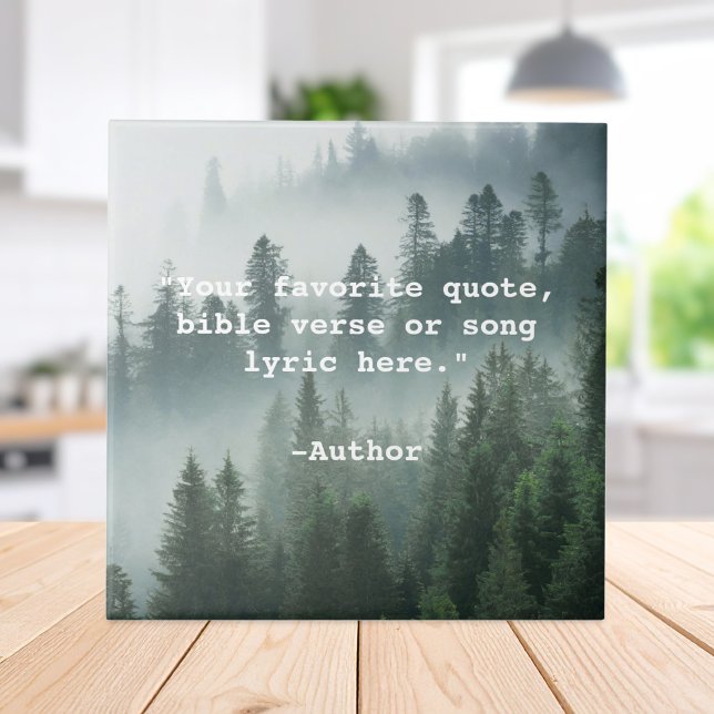 Create Your Own Quote Ceramic Tile (Creator Uploaded)