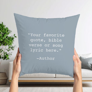 Create Your Own Quote Cushion