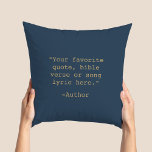 Create Your Own Quote Cushion<br><div class="desc">Create your own custom quote throw pillow. Features minimalist typewriter typography.</div>
