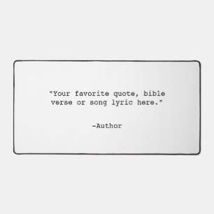 Create Your Own Quote Desk Mat