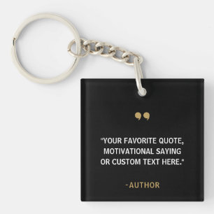 Create Your Own Quote Key Ring