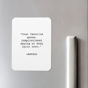 Create Your Own Quote Magnet