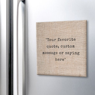 Create Your Own Quote Magnet
