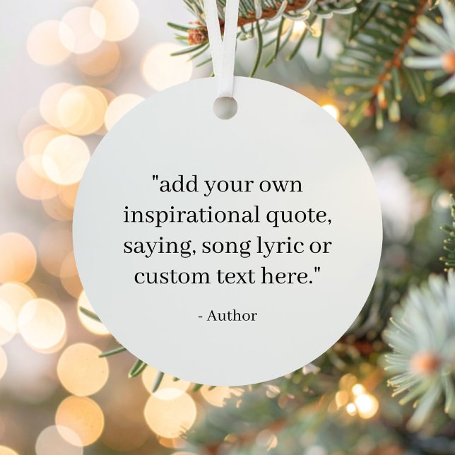Create Your Own Quote Metal Tree Decoration (Creator Uploaded)