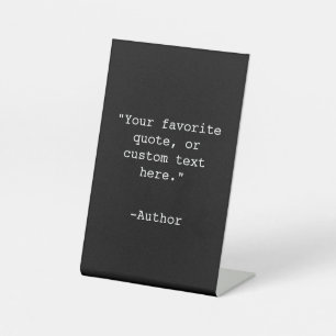 Create Your Own Quote Personalised Bookend Sign