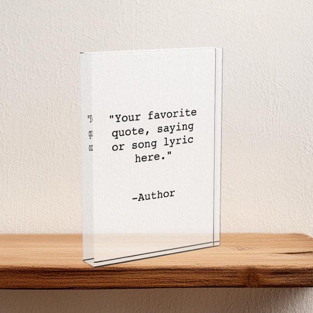 Create Your Own Quote Photo Block (Creator Uploaded)