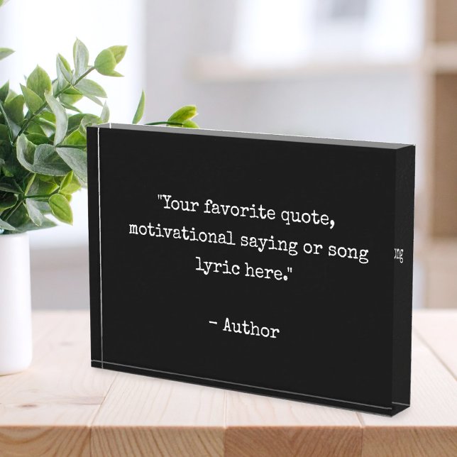Create Your Own Quote Photo Block (Creator Uploaded)