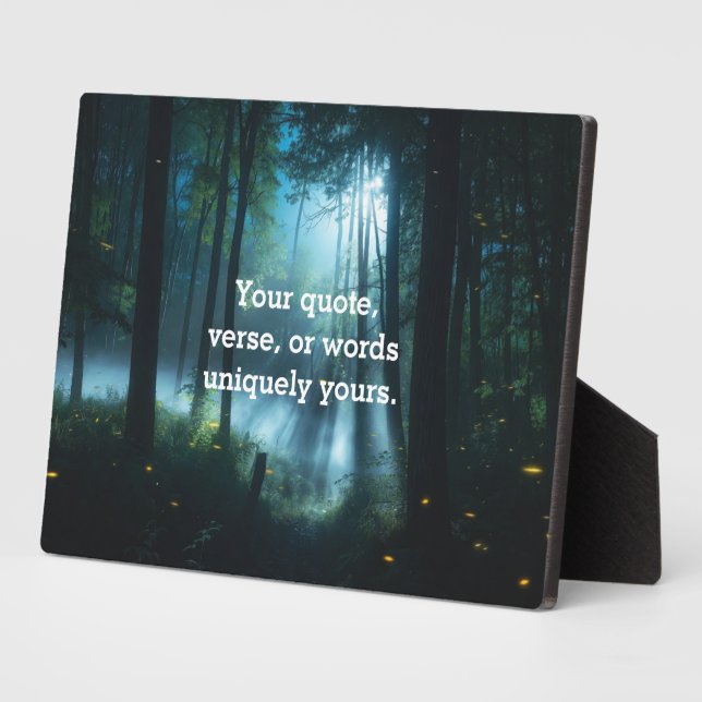 Create Your Own Quote Plaque (Side)