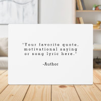 Create Your Own Quote