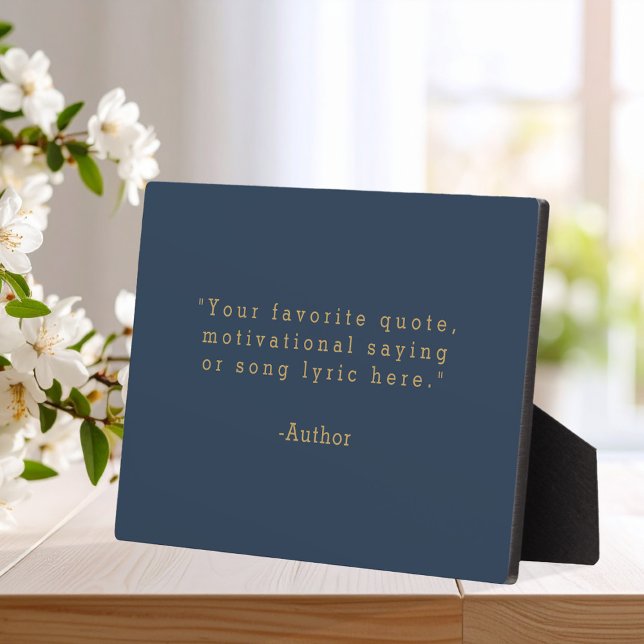 Create Your Own Quote Plaque (Creator Uploaded)