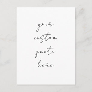 Create Your Own Quote Postcard
