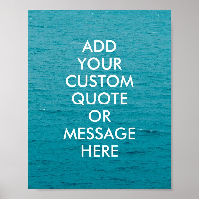 Create your own quote poster (Front)