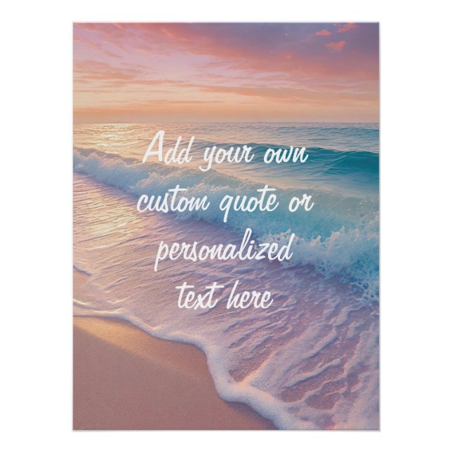Create Your Own Quote Poster (Front)
