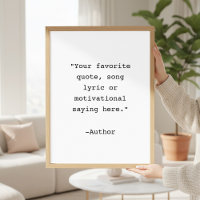 Create Your Own Quote Poster