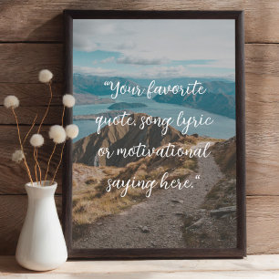 Create Your Own Quote Poster