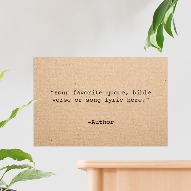 Create Your Own Quote Poster (Creator Uploaded)