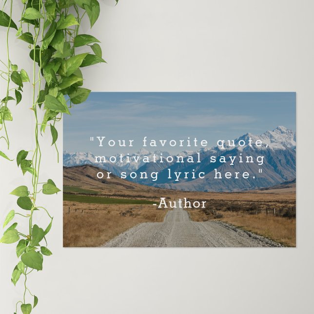Create Your Own Quote Poster (Creator Uploaded)