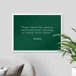 Create Your Own Quote Poster<br><div class="desc">Create your own custom quote poster wall art. Features minimalist typewriter typography.</div>