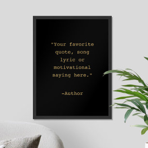 Create Your Own Quote Poster