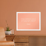 Create Your Own Quote Poster<br><div class="desc">Create your own custom quote poster wall art. Features minimalist typewriter typography.</div>