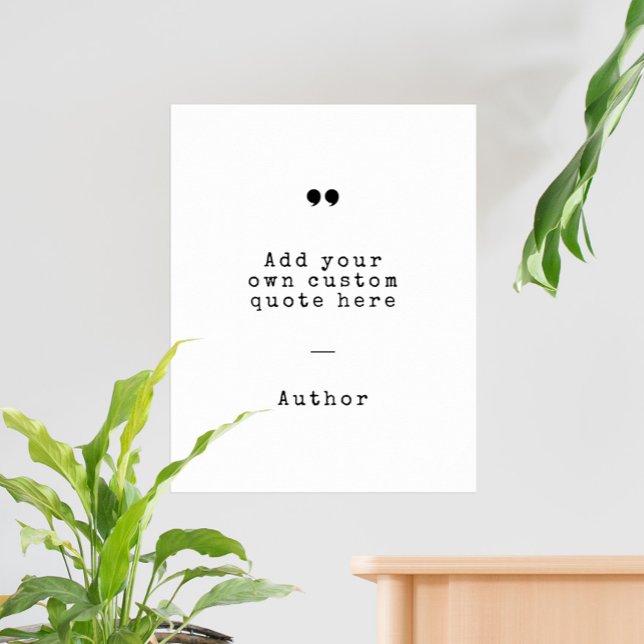 Create Your Own Quote Poster (Creator Uploaded)
