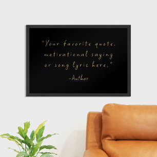 Create Your Own Quote Poster