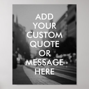 Create your own quote poster