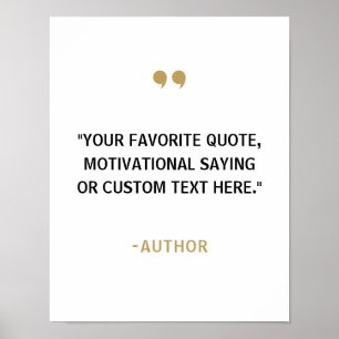 Create Your Own Quote Poster
