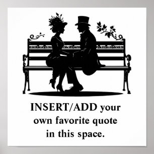 CREATE your OWN quote poster - art poster