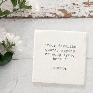 Create Your Own Quote Stone Coaster
