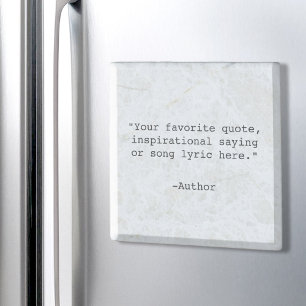 Create Your Own Quote Stone Magnet
