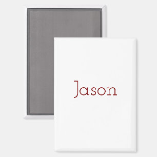 Create Your Own Rectangle Fridge Magnet