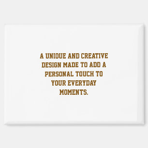 Create Your Own Rectangle Magnet