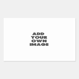Create Your Own Rectangle Shaped Sticker! Custom Rectangular Sticker