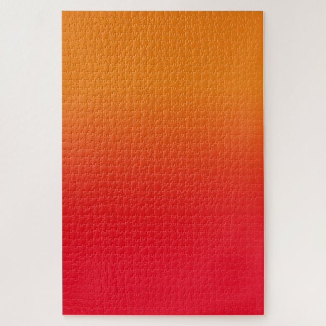 Create Your Own Red Ombre Jigsaw Puzzle (Vertical)