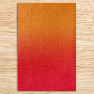 Create Your Own Red Ombre Jigsaw Puzzle