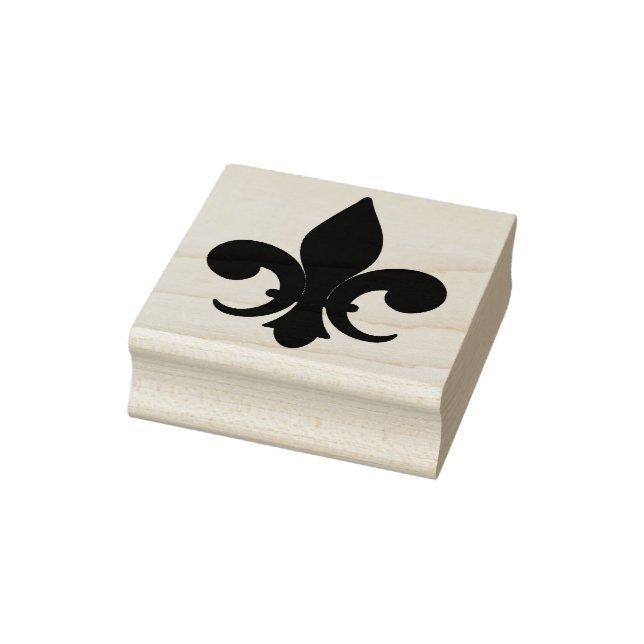 Create Your Own Regal Fleur De Lis Rubber Stamp (Stamp)