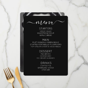 Create Your Own Retro Black Star Pinup Menu