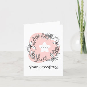 Create Your Own Retro Christmas Star Holiday Card
