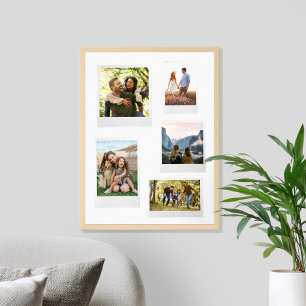 Create Your Own Retro Instant Film Photo Collage Poster
