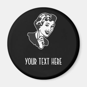 CREATE YOUR OWN RETRO MOM SCOLDING GIFTS MAGNET
