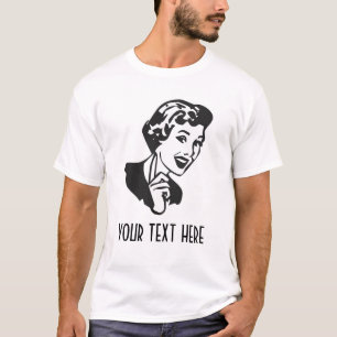 CREATE YOUR OWN RETRO MOM SCOLDING GIFTS T-Shirt