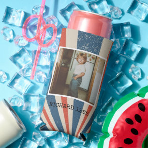 Create Your Own Retro Photo Can Cooler