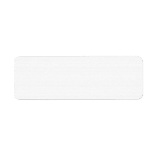 Create Your Own Return Address Label (Front)