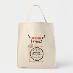 Create Your Own Reusable Christmas Santa Sack Tote Bag