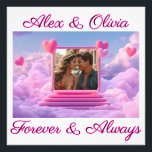Create Your Own Romantic Heart Photo Template Print<br><div class="desc">Celebrate love with this beautiful romantic photo template, designed for couples who want something truly personal and memorable. Upload your favourite picture together and add your names, anniversary date, or a romantic message — creating a unique keepsake of your love story. Perfect for anniversaries, Valentine’s Day, weddings, couple gifts, or...</div>