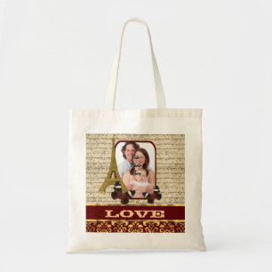 Create your own romantic valentines tote bag