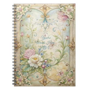 Create Your Own Romantic Victorian Flower Garden Notebook