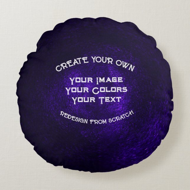 Create Your Own Round Cushion (Front)