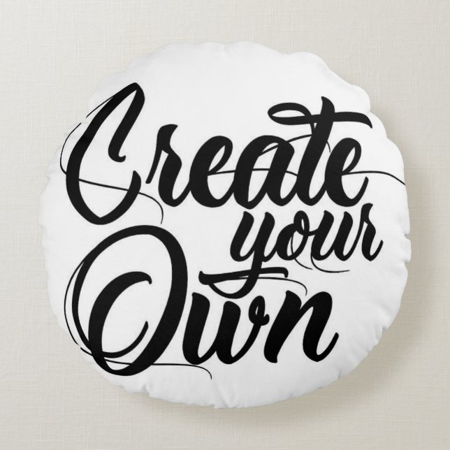 Create your own round cushion (Front)
